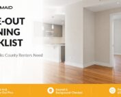 Move-out cleaning checklist infographic for Berks County renters - Tailor Maid House Cleaning
